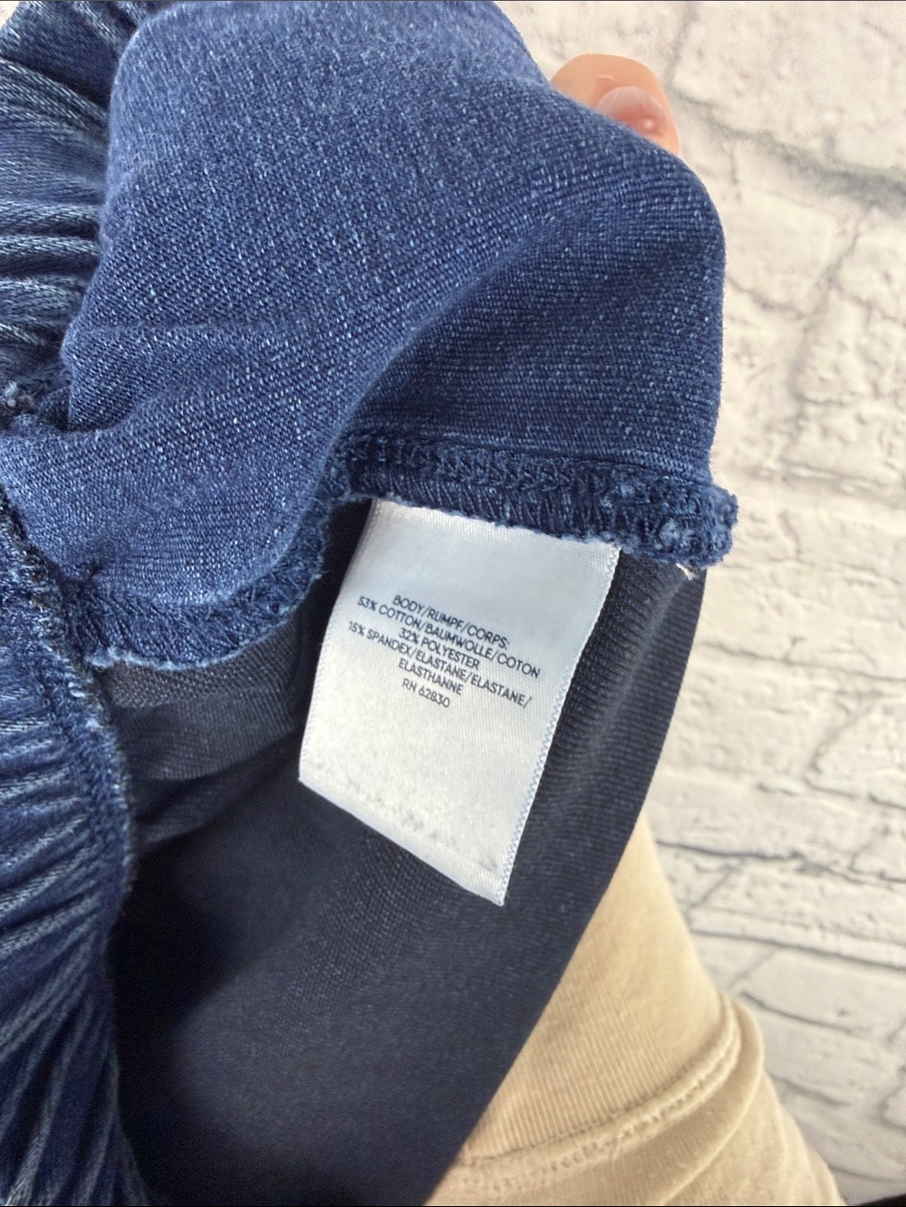 Lands End Denim stretch elastic wait Size 3X - Picture 6 of 6